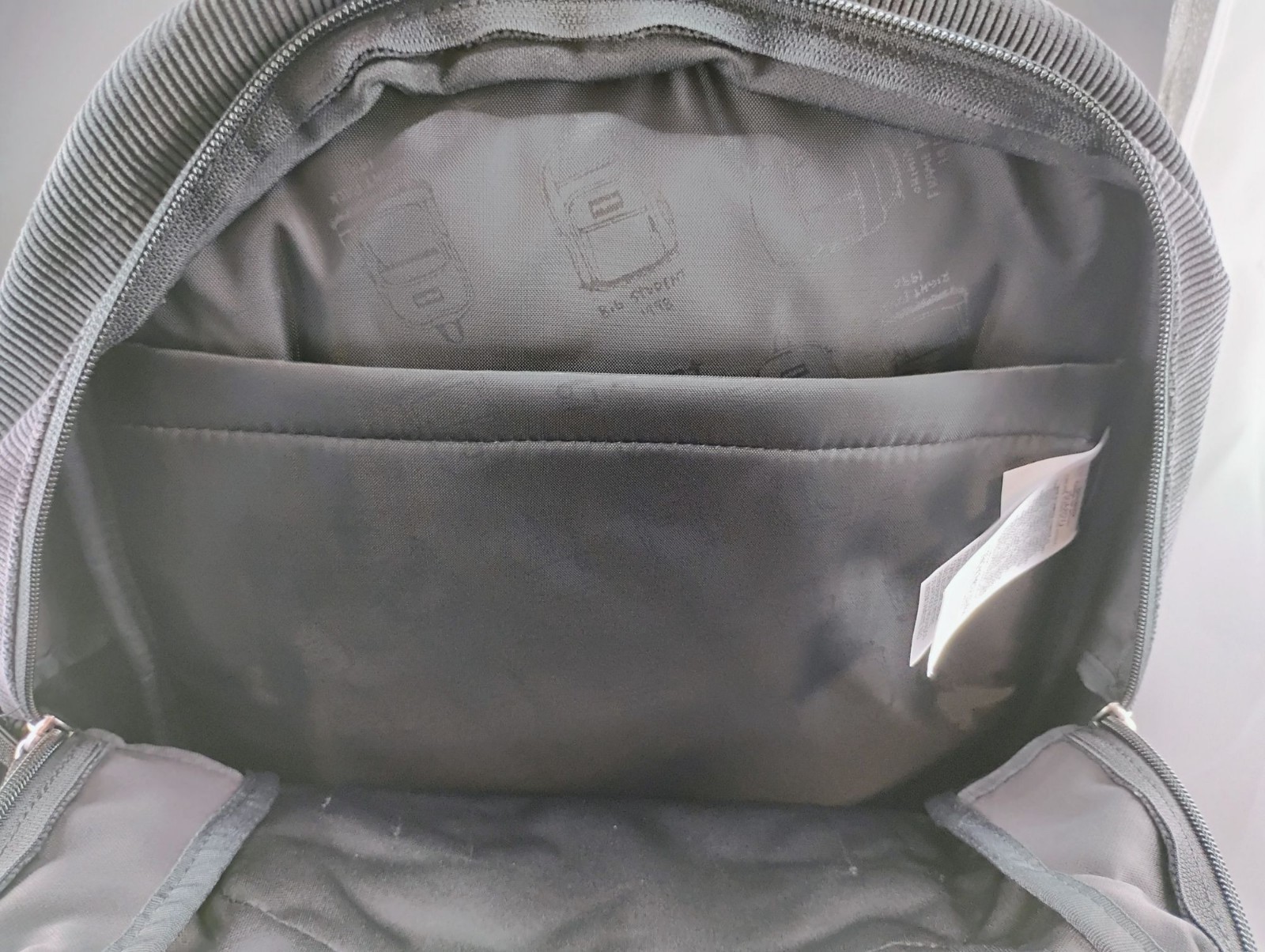 Jansport Black Corduroy Backpack Durable Design Adjustable Straps