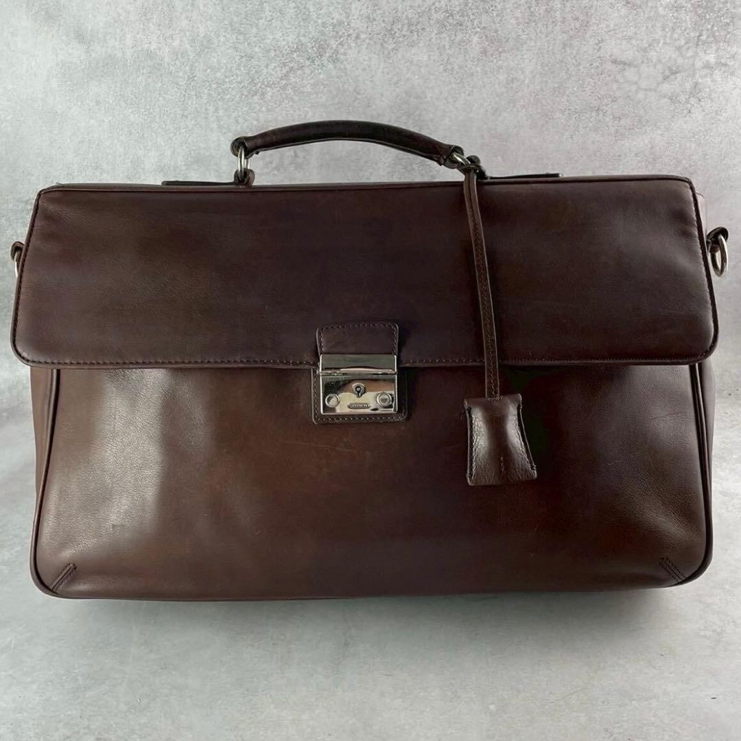 Old Coach Business Shoulder Bag Used 27cm x 42cm x 8cm