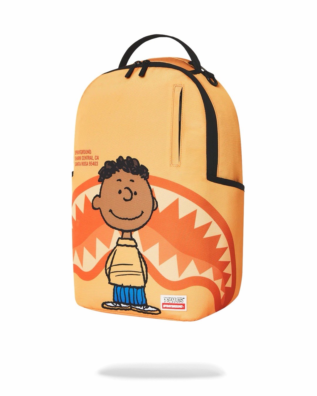 SPRAYGROUND LIMITED EDITION BACKPACK PEANUTS FRANKLIN SHARK CENTRAL YELLOW NEW