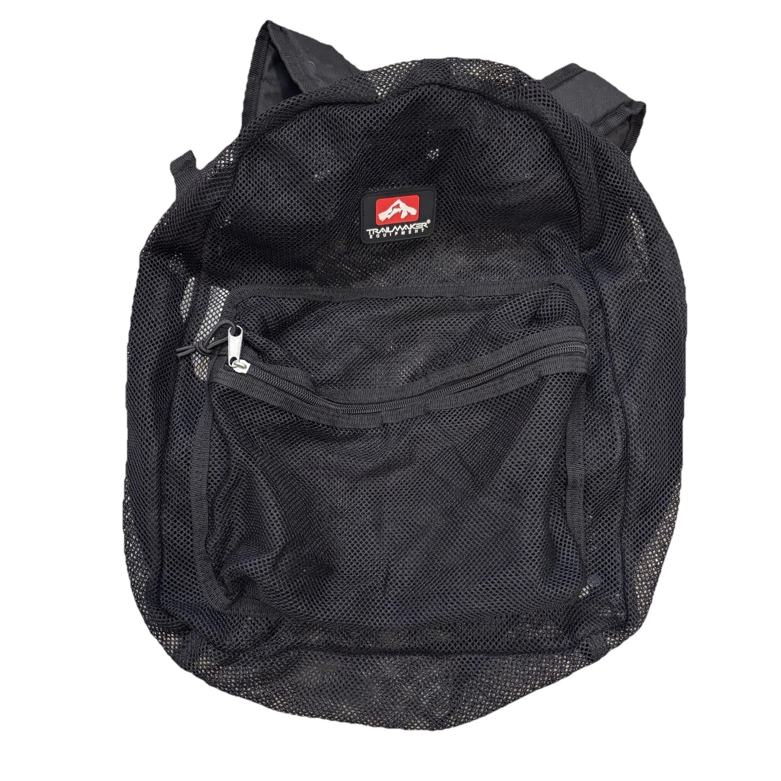Trailmaker Equipment Mesh Backpack – Black Sheer Bookbag