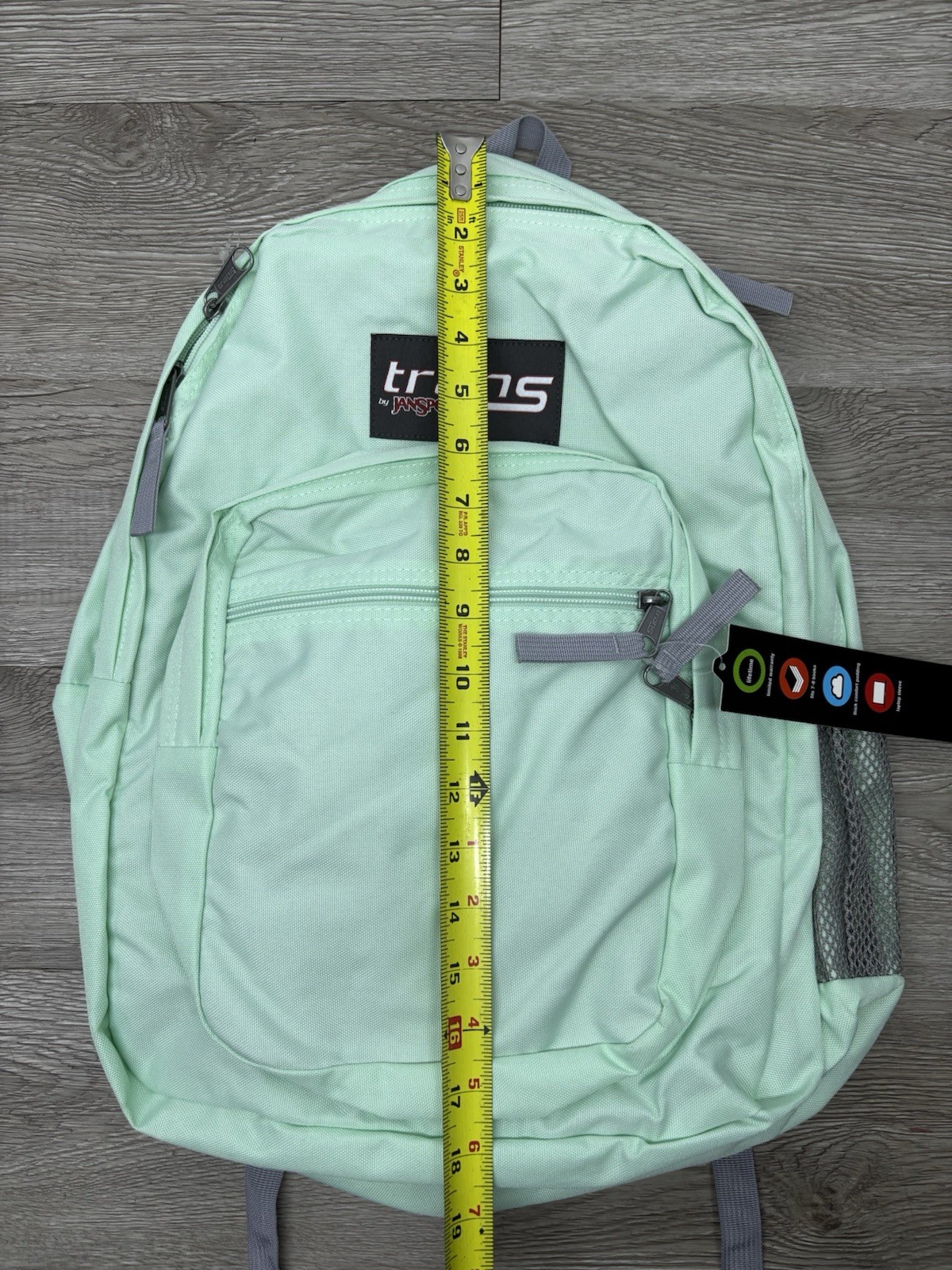 JanSport Trans 5-in-1 Supermax Backpack 15” Laptop NEW Mint Green