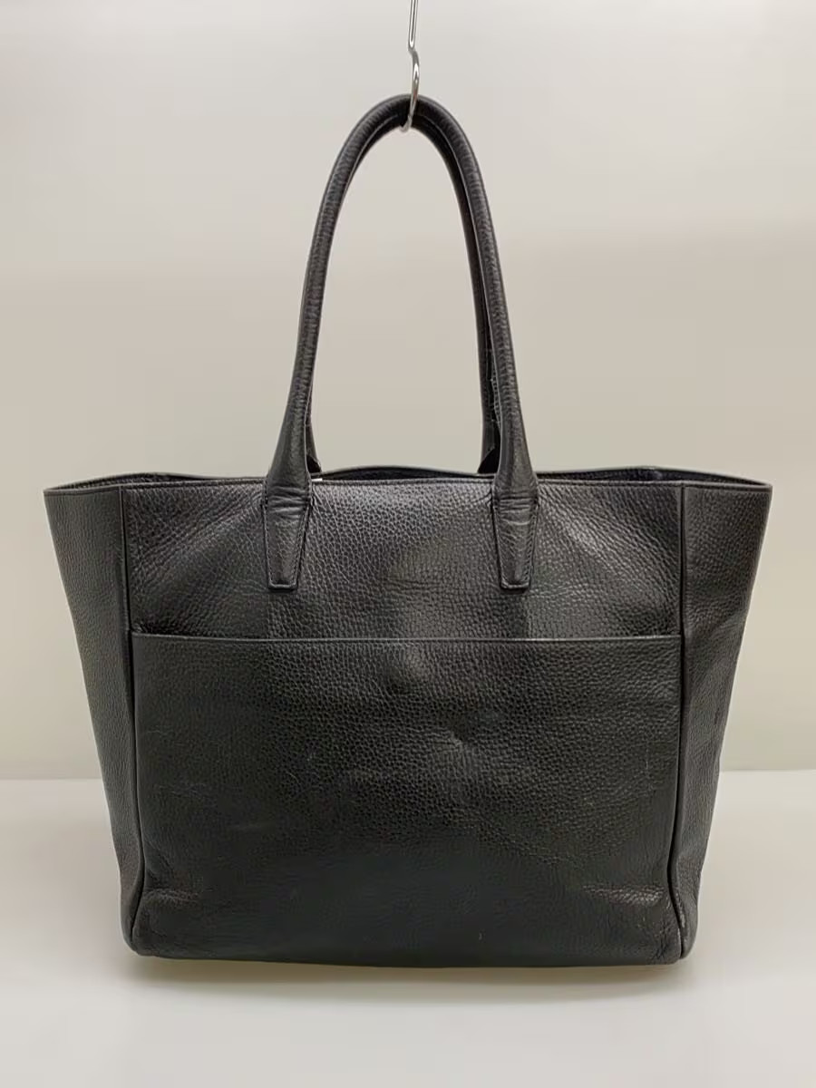 UNITED ARROWS UADB Leather Zip Tote Bag BLK 805091