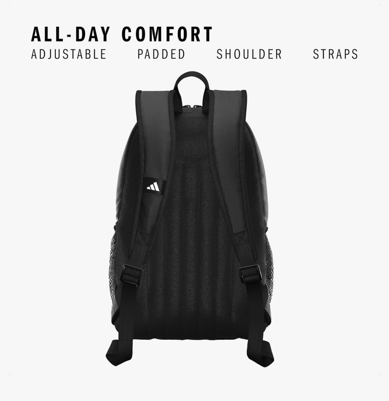 New Adidas BTS Originator Backpack, Black/White, 23L