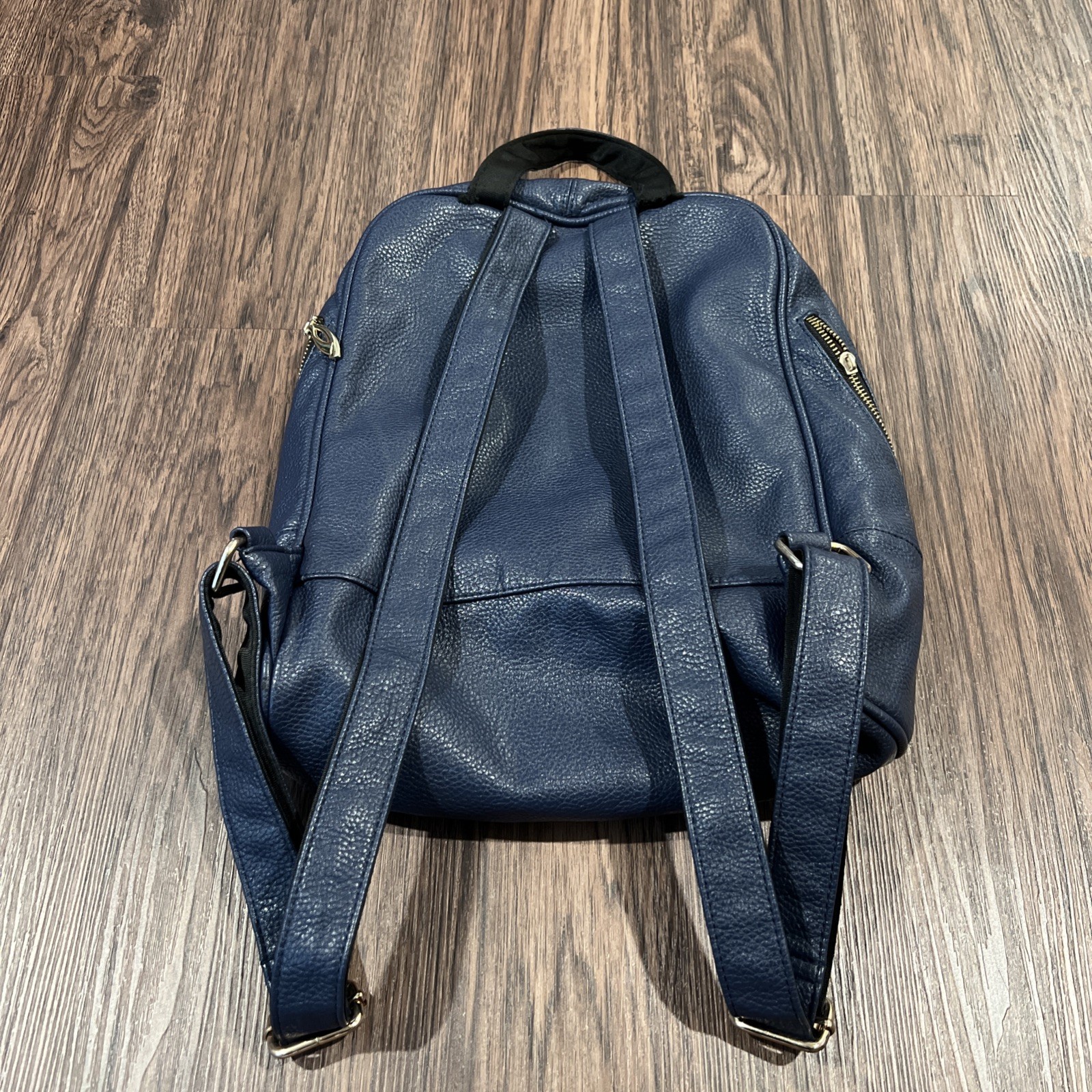 Tod’s Backpack in Navy Textured Leather