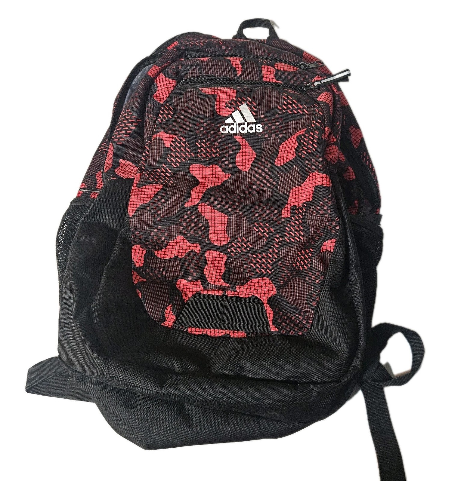 Adidas Red Camo laptop Backpack Backpack Camo EUC