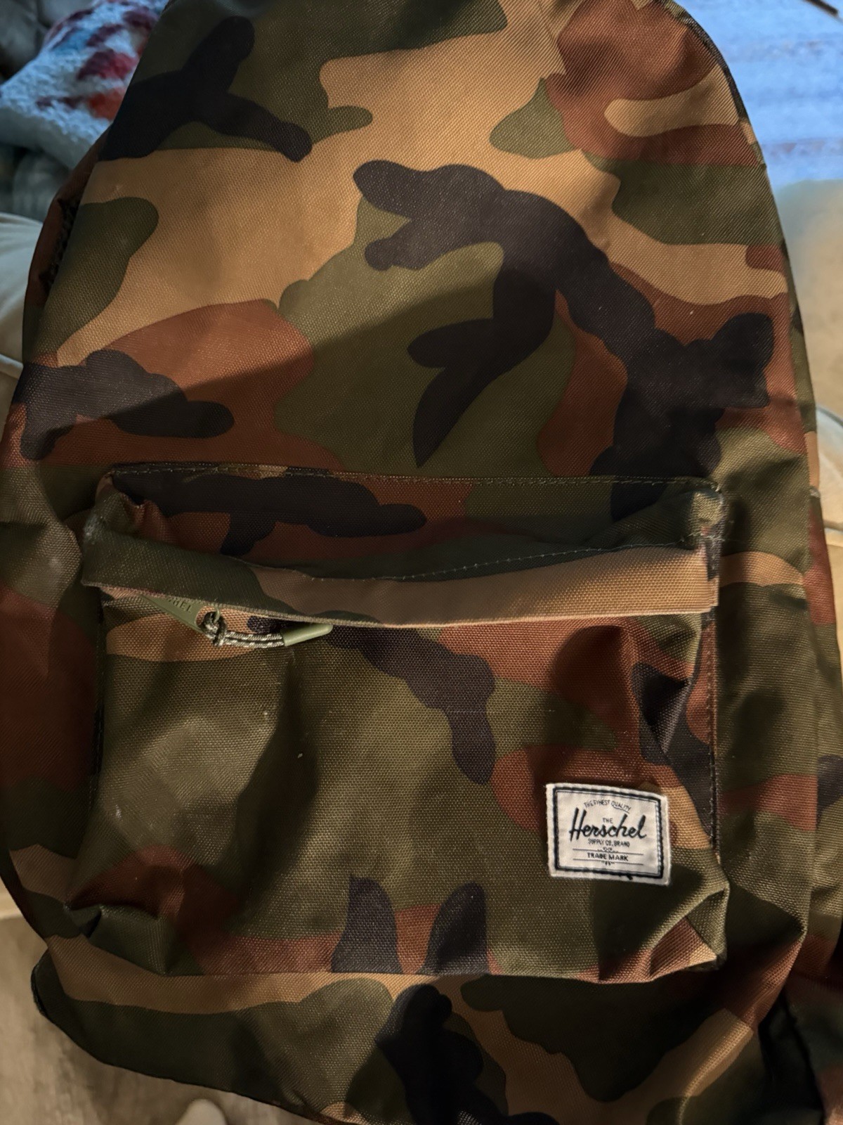 Hershel Army Camo Backpack Very Clean Nice Condition