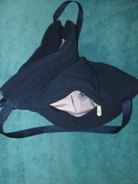 NIKE RETRO FABRIC SHOE BAG VERY HARD TO FIND with CARRYING STRAPS & INSET POCKET
