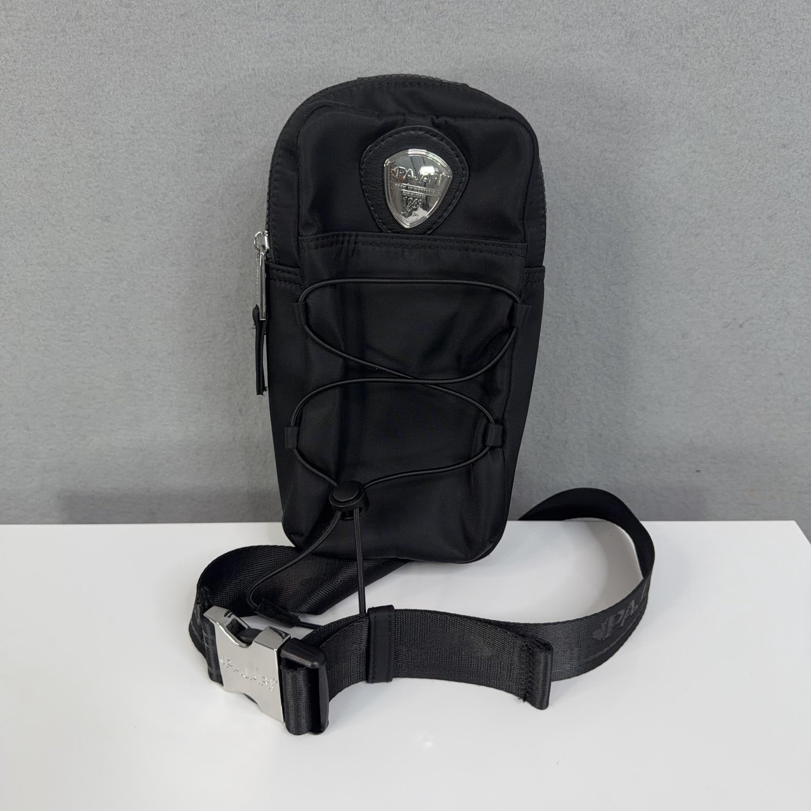 Pajar Crossbody Bag Adult Small Black Nylon Travel Sling Chest Pack Zip Canada