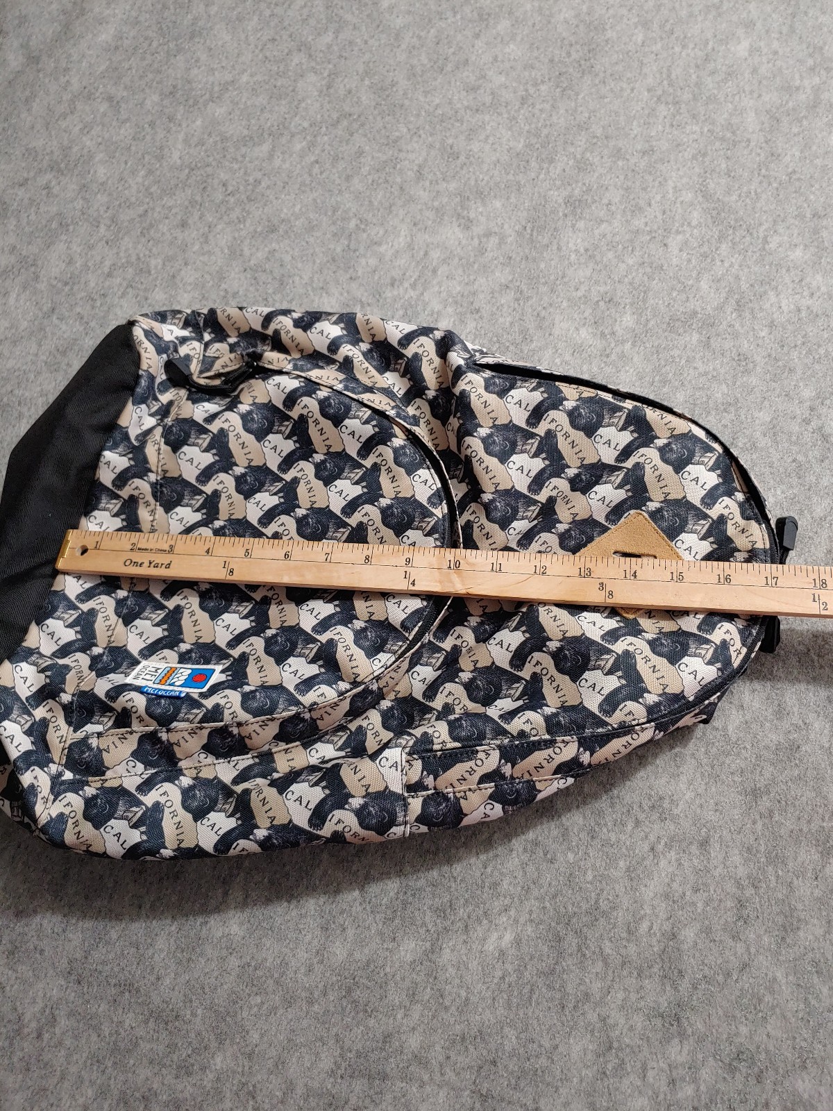 MEI Backpack Rucksack California Bear 2015 Very RARE MEI-152111 Ocean Bag