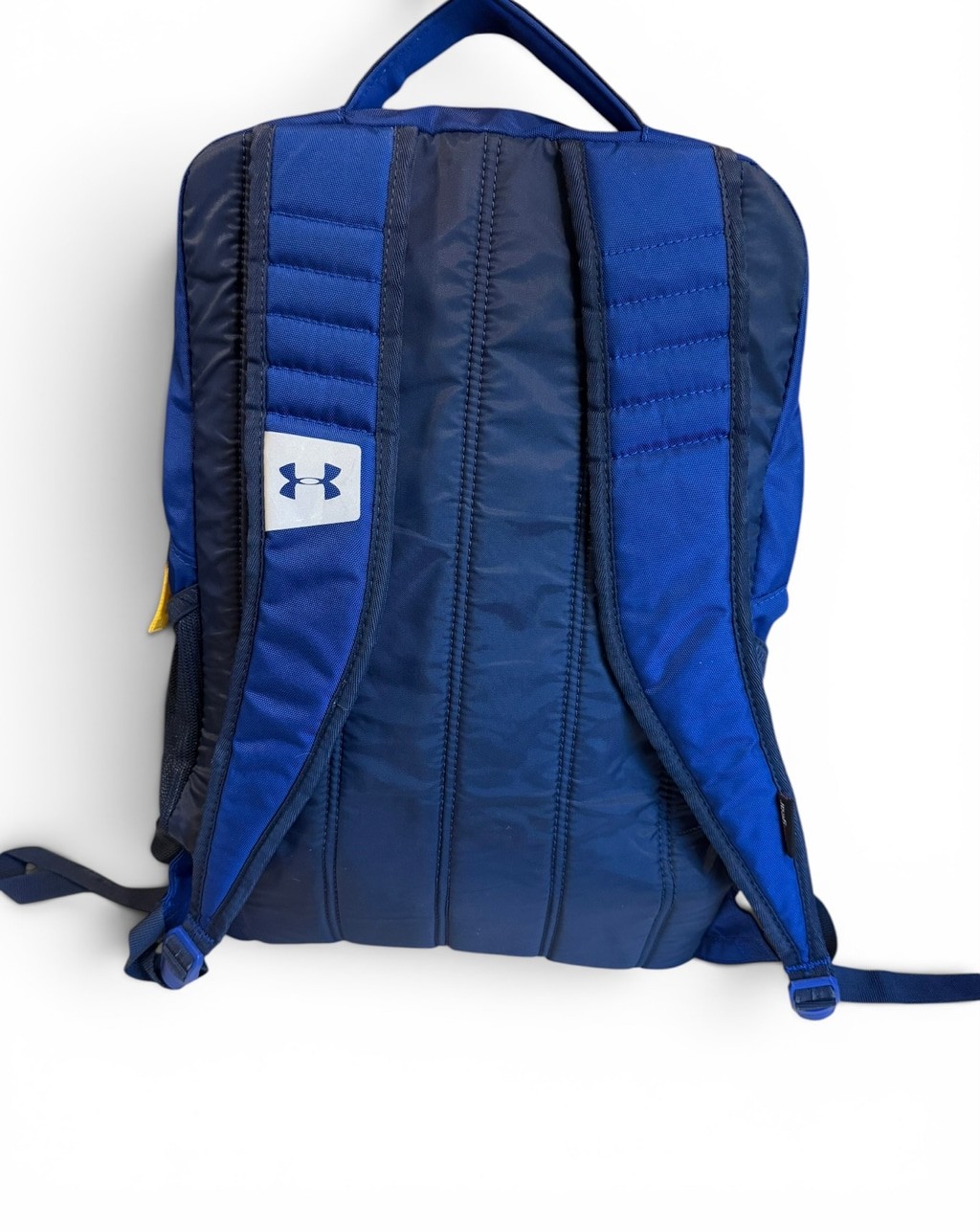 Under Armour Storm 1 Backpack Blue Yellow School Laptop Athletic Book Bag