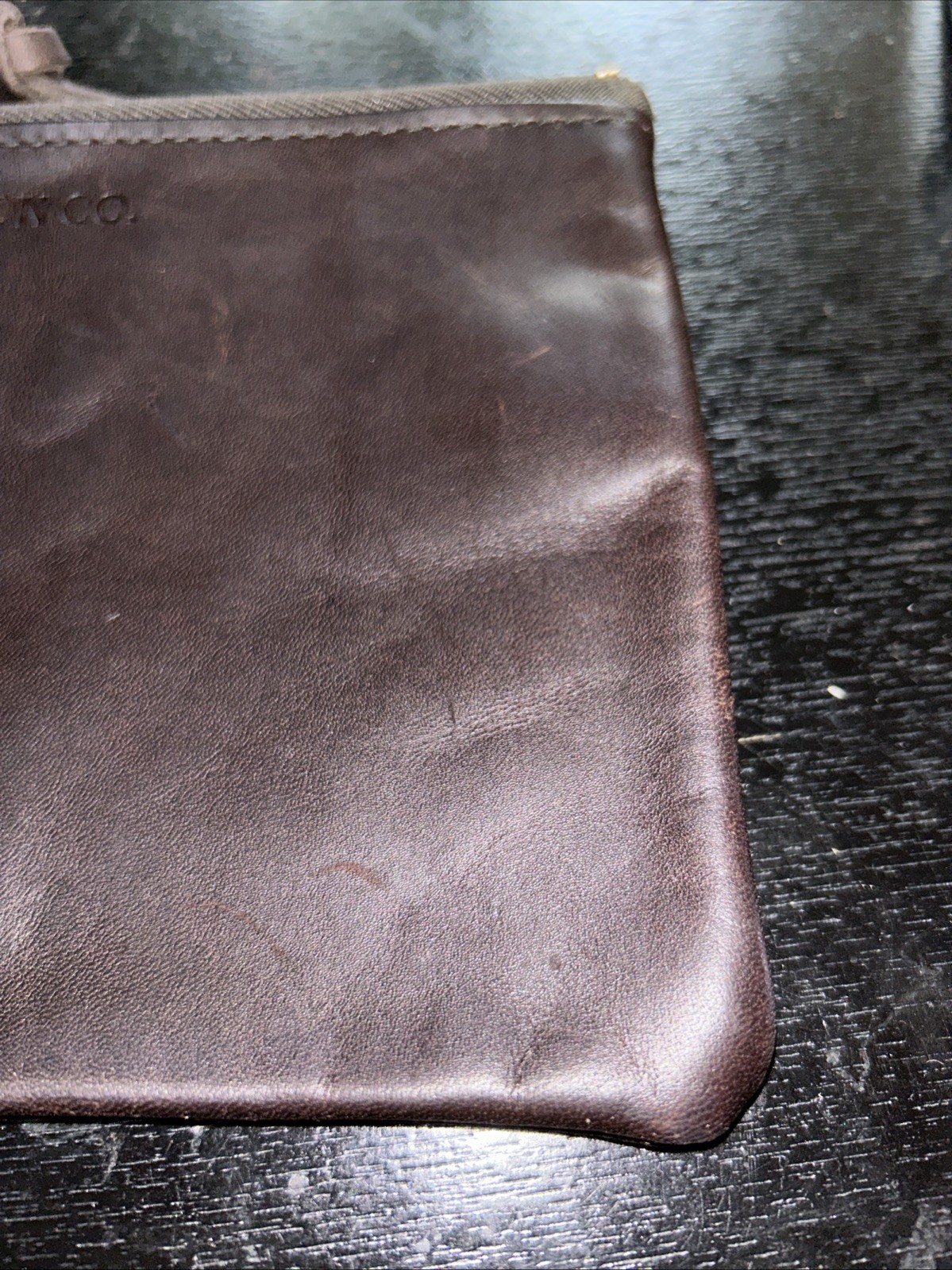 Filson Medium Leather Pouch | Moss | Made in USA | Limited Edition 2018 | Rare