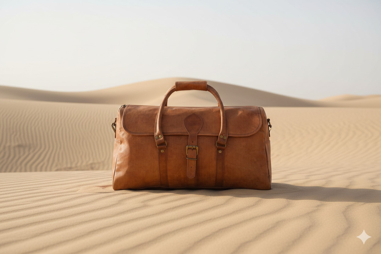 Leather Overnight Bag Travel Duffle Gym Men Vintage Genuine Mens Luggage