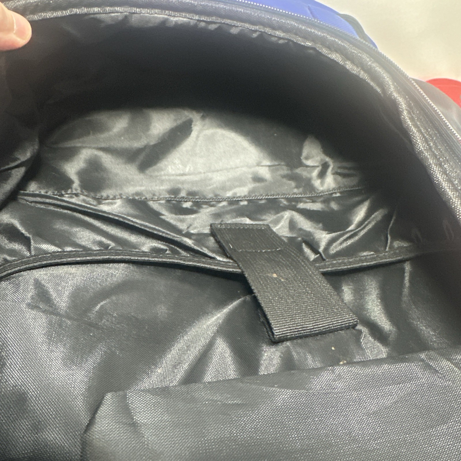 Tulsa Ironman Backpack Athlete Used Red Blue And Black