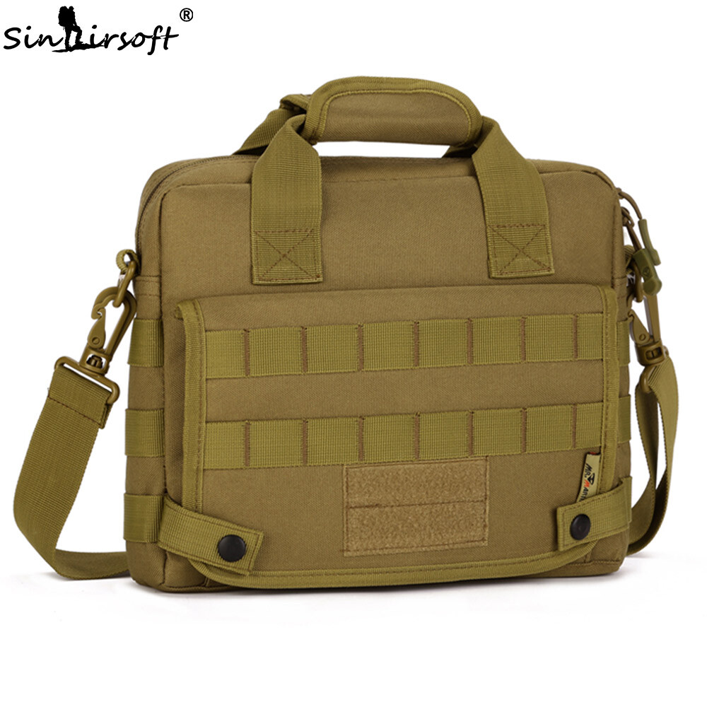 Men Tactical Tote Handbag Briefcase Laptop Shoulder Bag CrossBody Messenger Pack