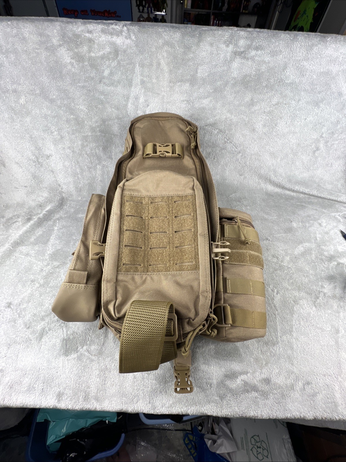 Hazard 4 Evac Plan-B Sling Pack Surveillance Combat Assault Padded Bag Coyote