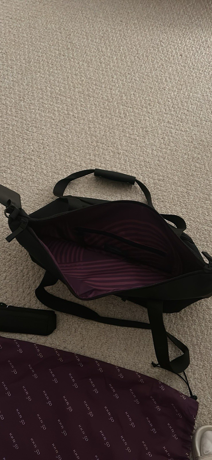 KKR Leather Duffel Bag