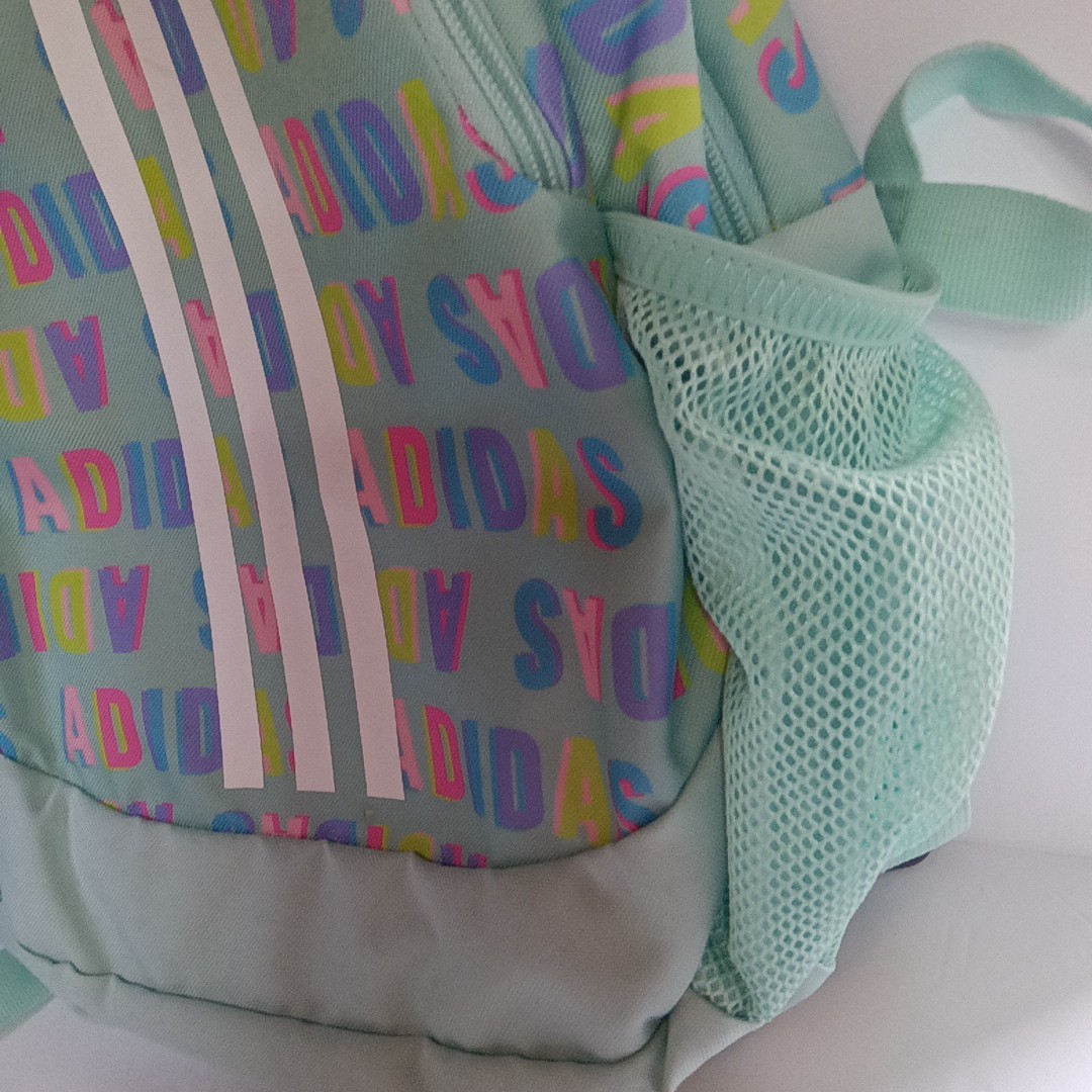 New With Tags ADIDAS BTS Originator Hall Pass Aqua Pink Backpack Padded Straps +