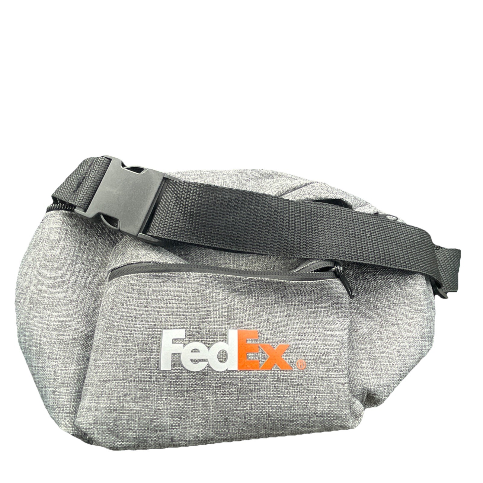 FedEx Branded Gray Fanny Pack / Belt Bag-RARE Employee Issued Excellent Cond