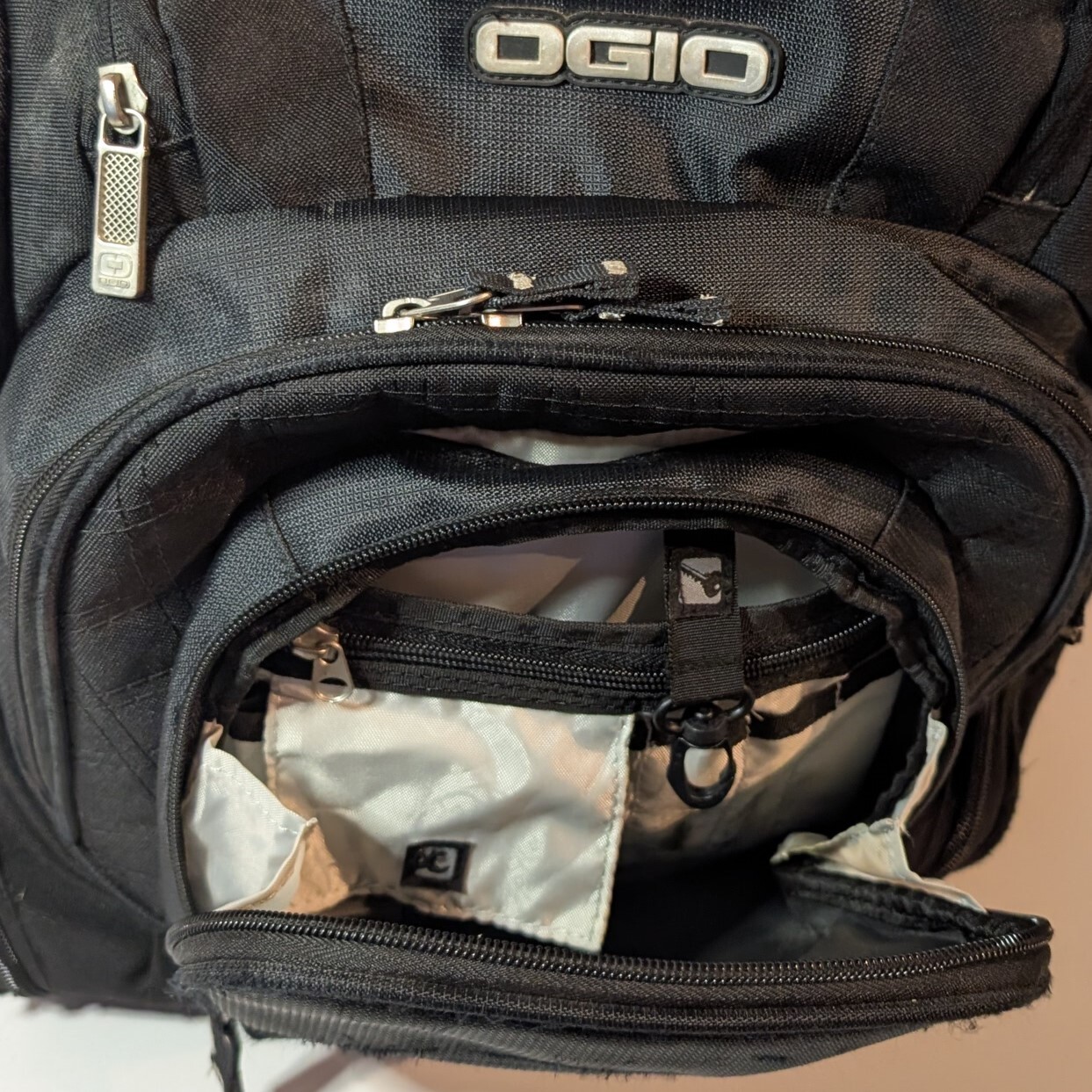 Union Pacific Ogio Mastermind Backpack, Black, Embroidered Logo, Utah, Railroad