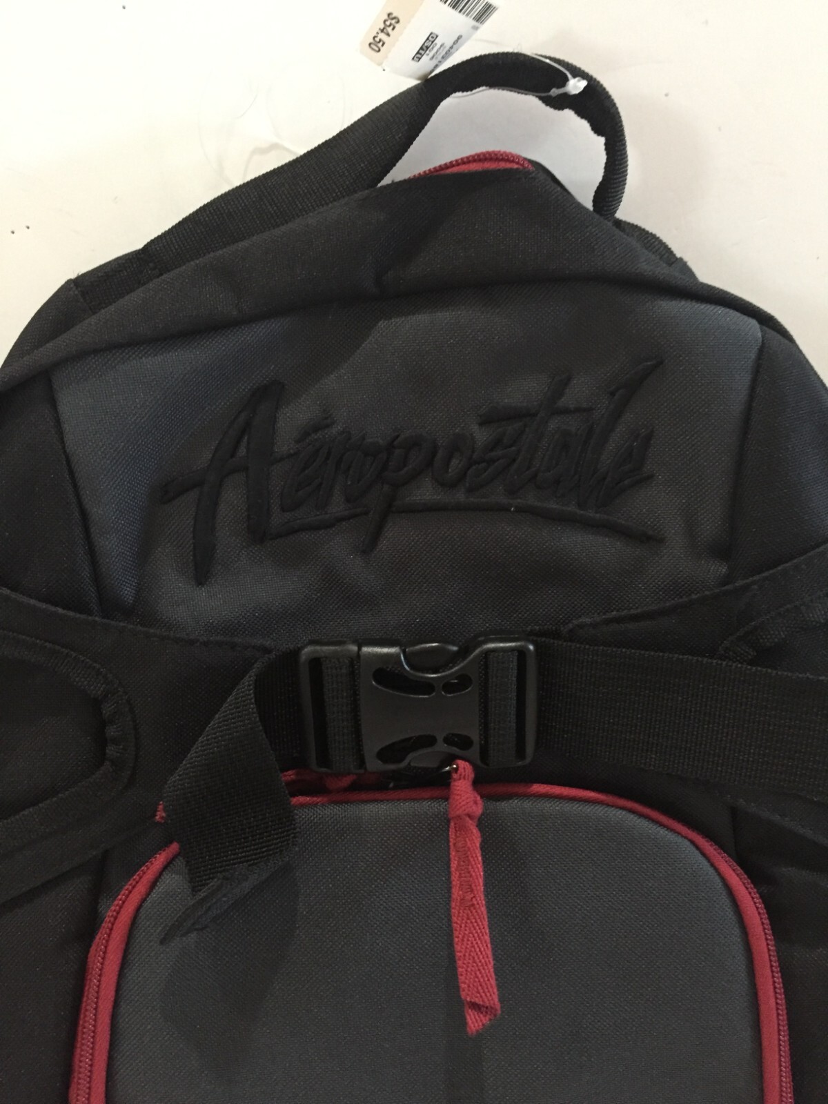 Aeropostale Men Backpack Black Gray