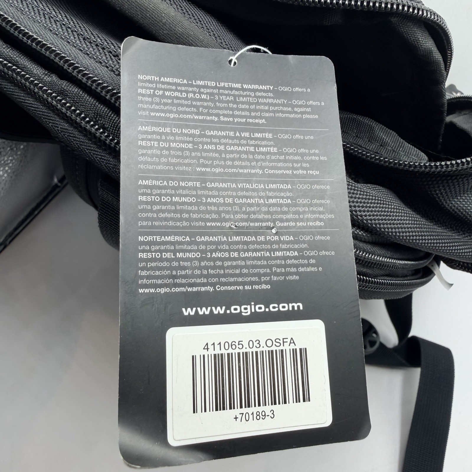 Ogio Backpack Black Technologio Airflow System Netgear New With Tags
