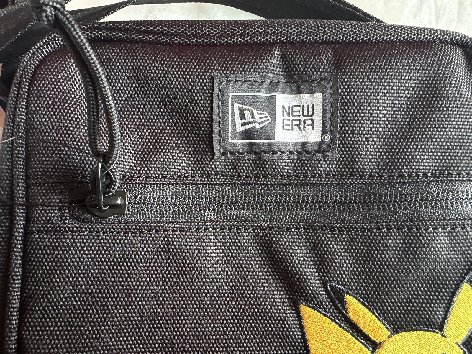 NEW ERA X Pokemon Pikachu Square Shoulder Pouch Bag 1.5L Black Japan Exclusive