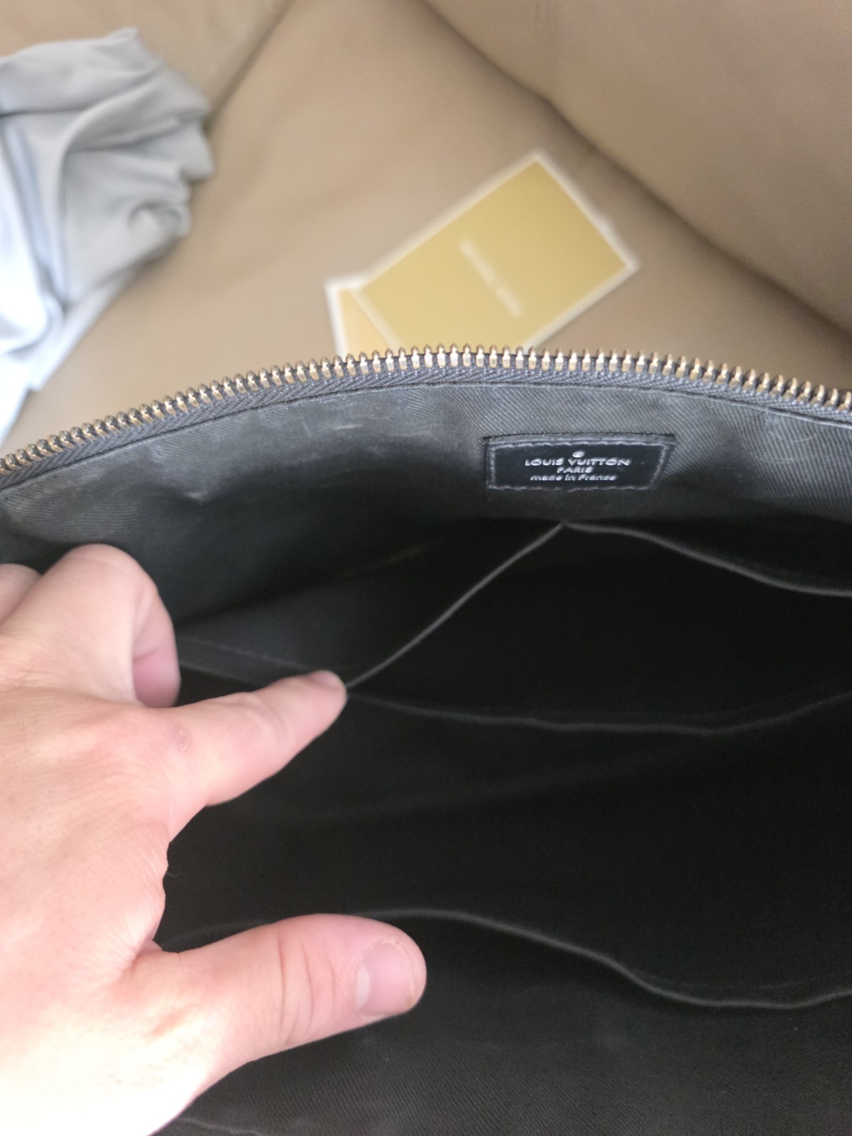 Louis Vuitton Black Monogram Explorer Anton With Detachable Strap & Receipt