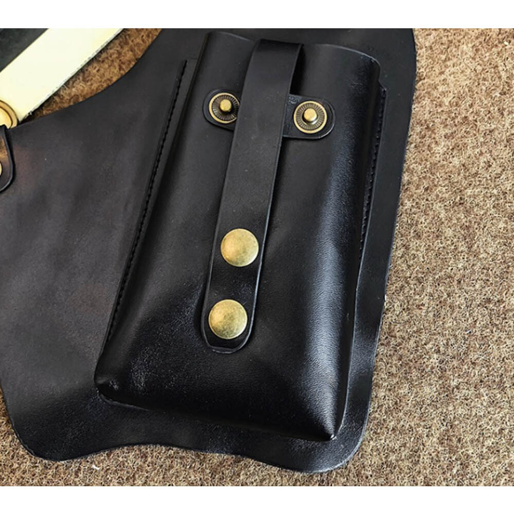 1X Adjustable Anti-Theft Underarm Shoulder Bag PU Leather Wallet Holster Bag USA