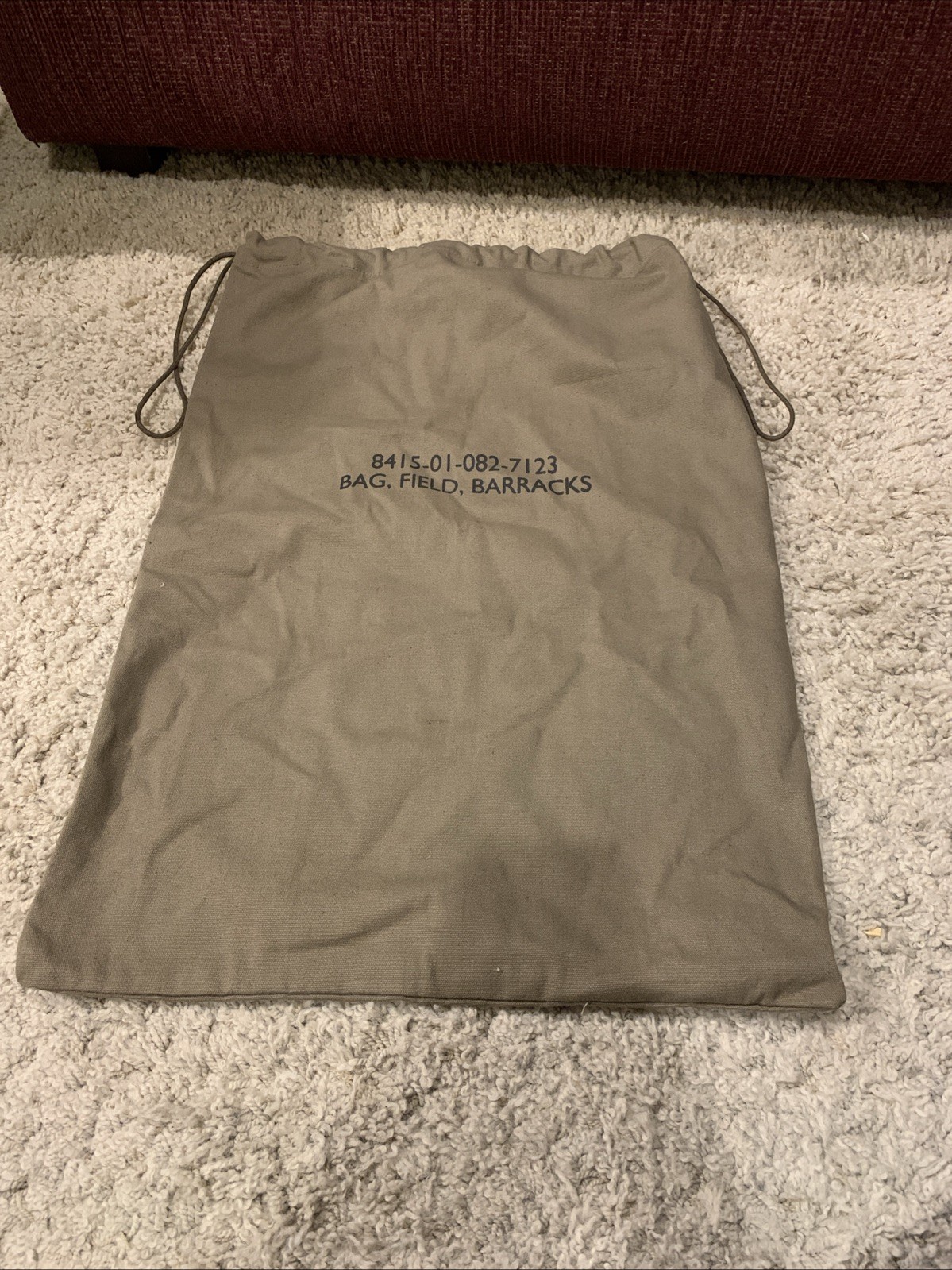 Cotton Canvas Laundry Bag Field Barracks Gym Clothing Military Army Tactical Bag
