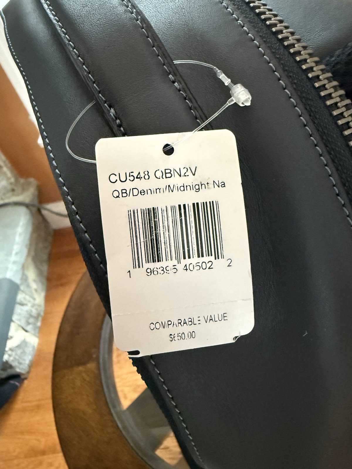 Coach Ethan Backpack Signature Canvas Midnight Navy Denim Leather Laptop Bag NWT