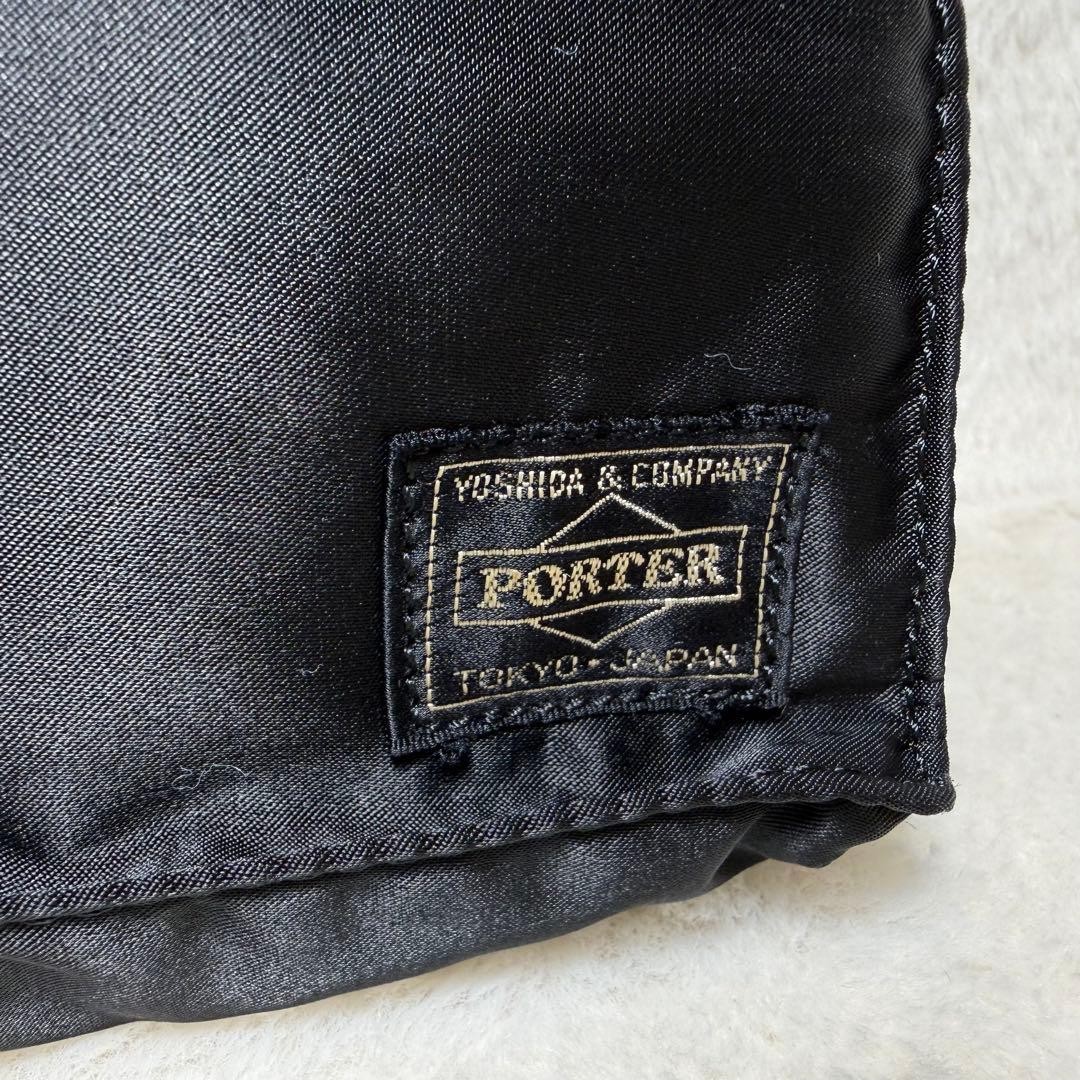 Authentic Porter Yoshida Shoulder Bag 2-Way Nylon Black 20cm x 19cm x 4cm