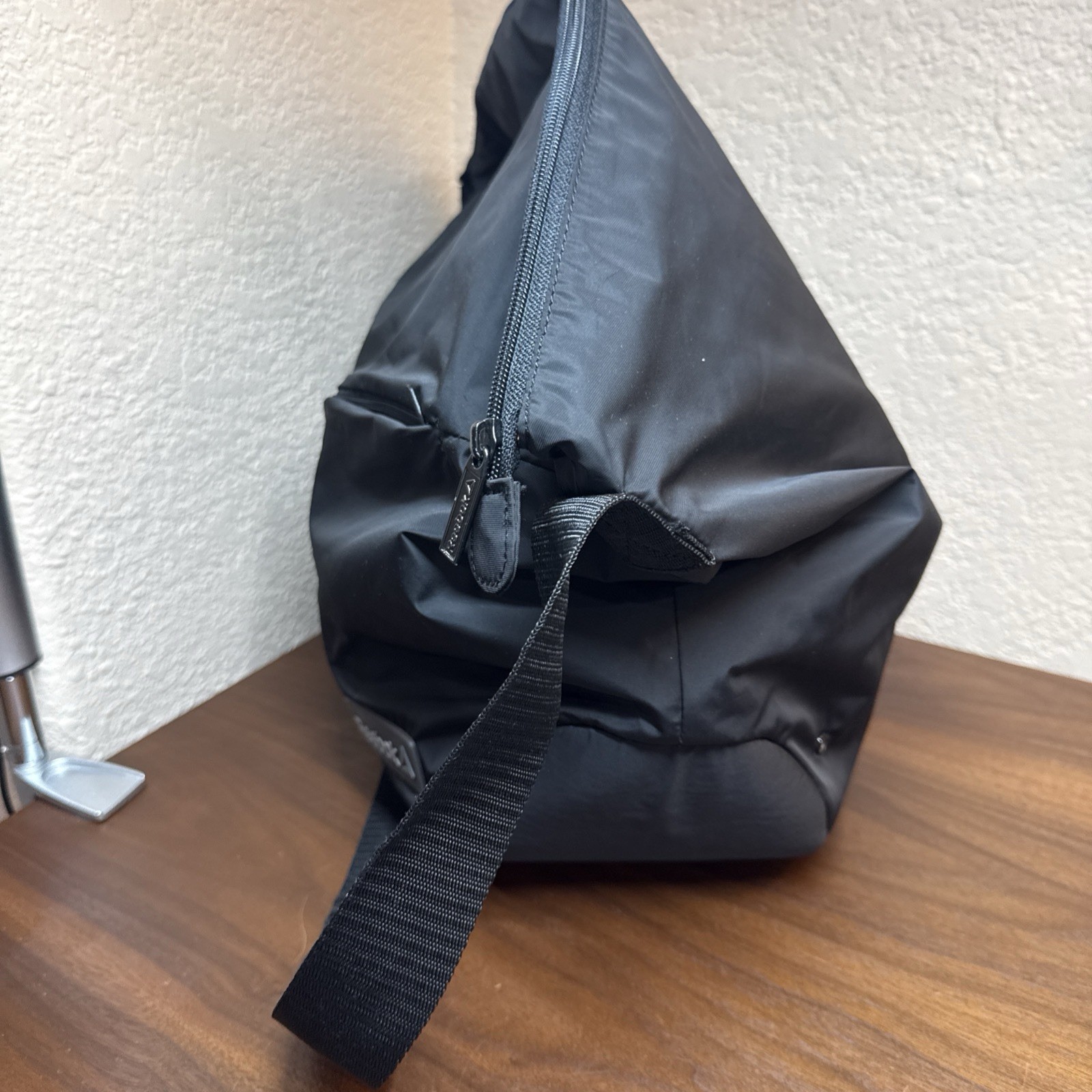 Reebok Classic Foundation Grip Nylon Black Sports Shoulder Bag Gym Lightweight