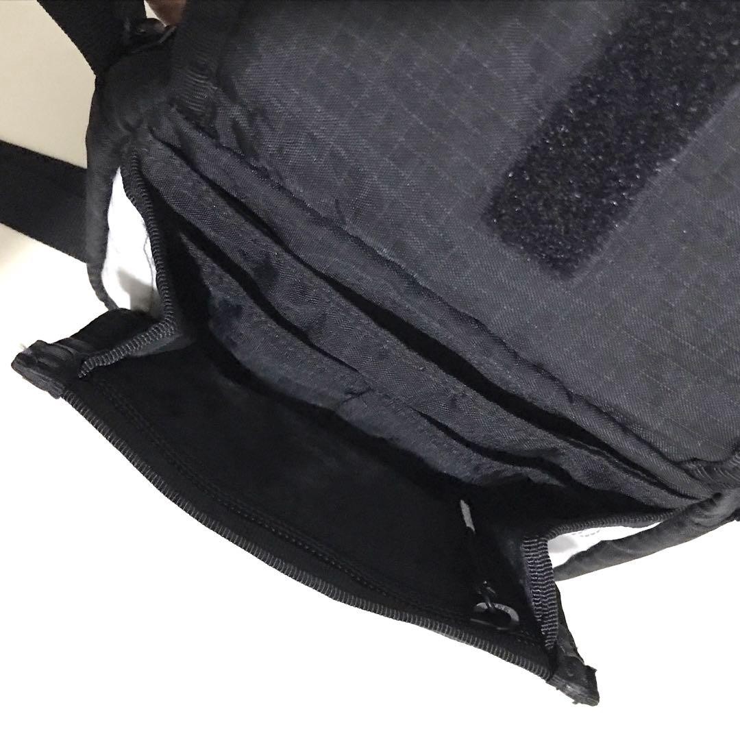 Authentic 吉田カバン PORTER Black Nylon Mini Shoulder Bag 15cm x 19cm x 5cm Excellent