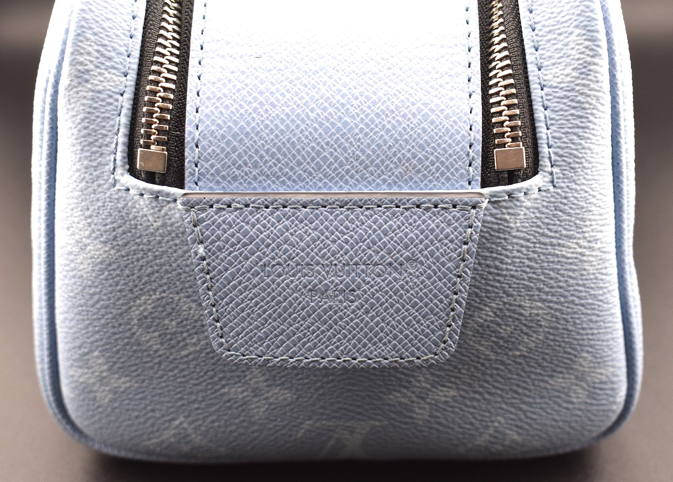 Louis Vuitton Monogram Dopp Kit Toiletry Bag – Light Blue