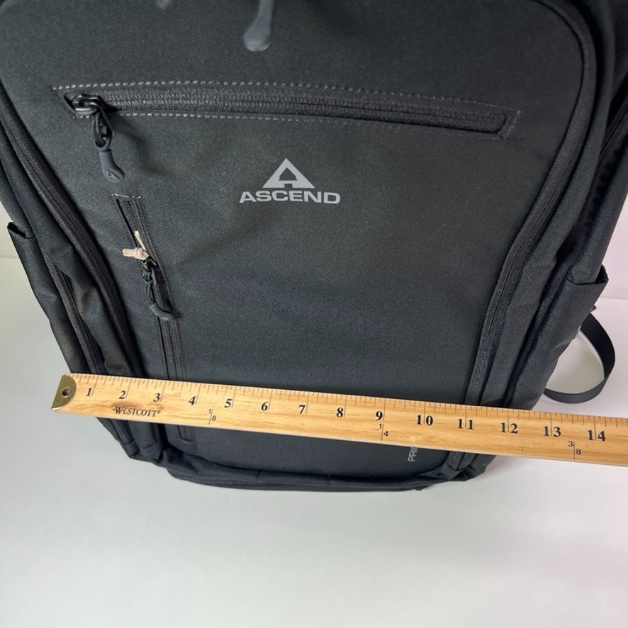 Cabela’s Bass Pro Shops ASCEND Priority 40 Expandable Commuter Backpack Bag Blk