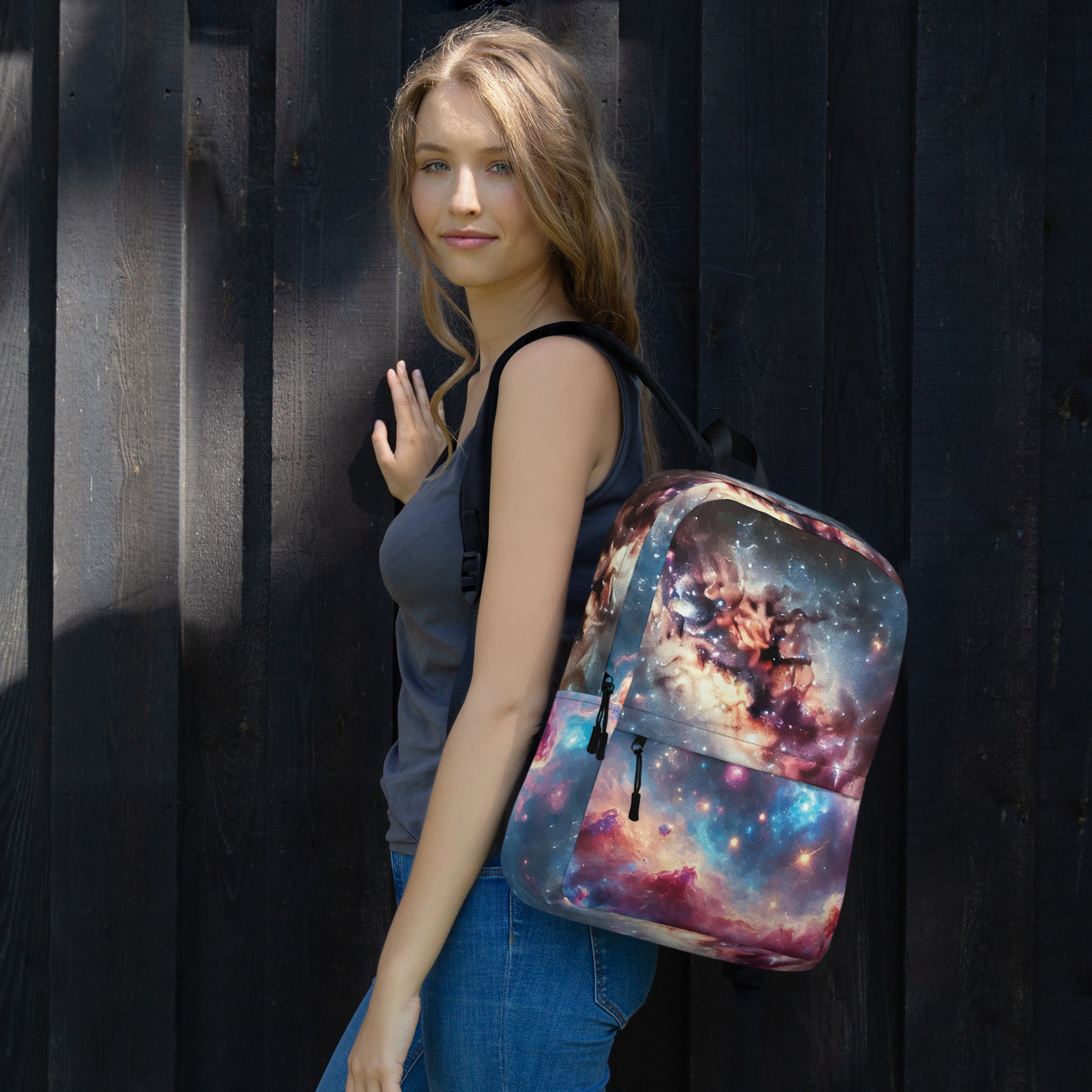 Enter the Nebula All-Over Print Backpack