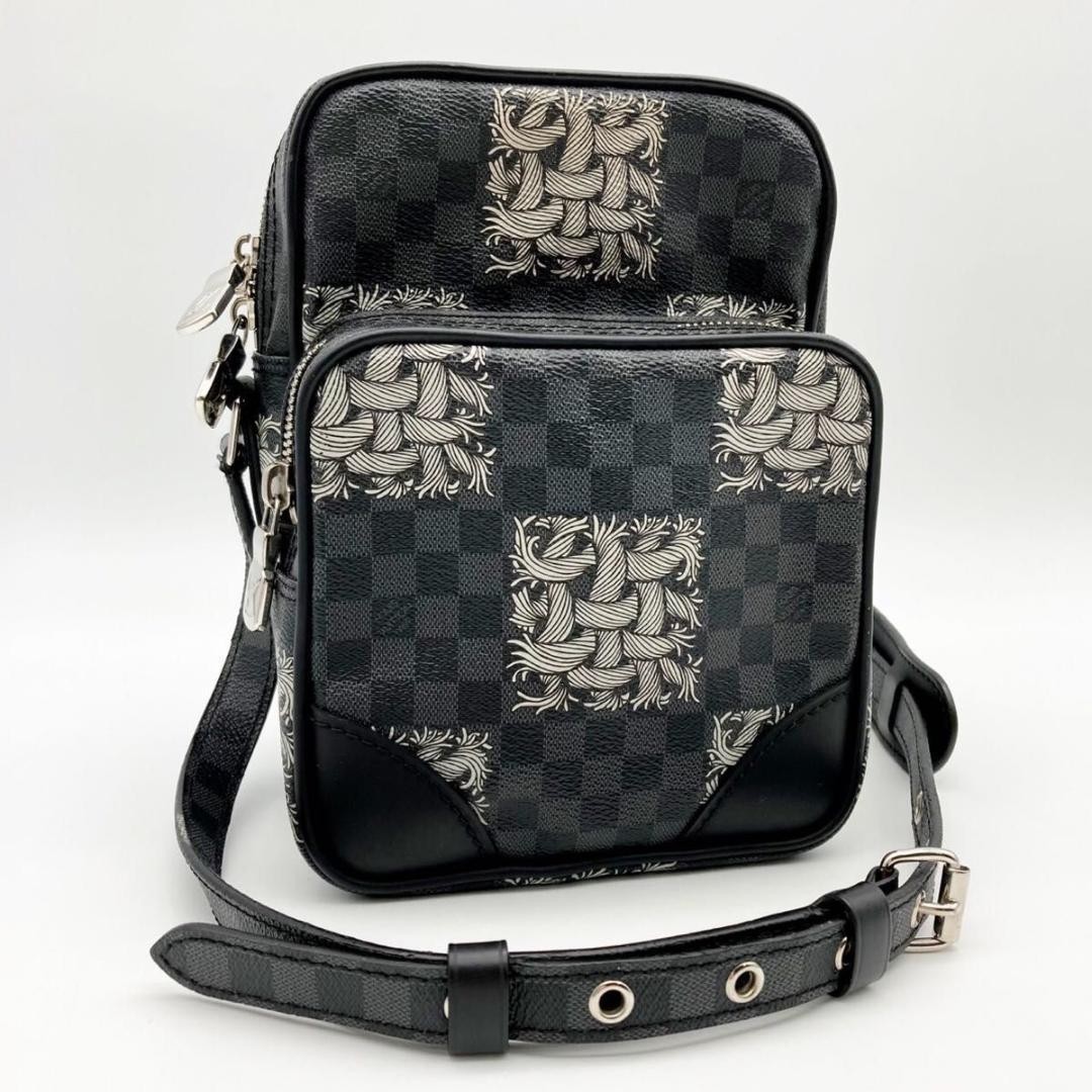 LOUIS VUITTON Amazon Damier Graphite Christopher Nemeth Shoulder Bag N48239
