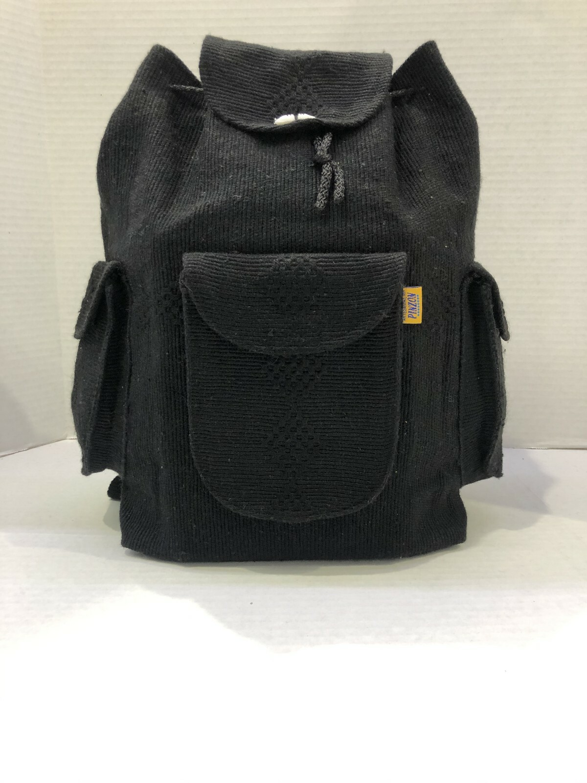 RASTA Bag Beach Hippie Baja Ethnic 3 pockets Backpack Made in Mexico Unisex 012
