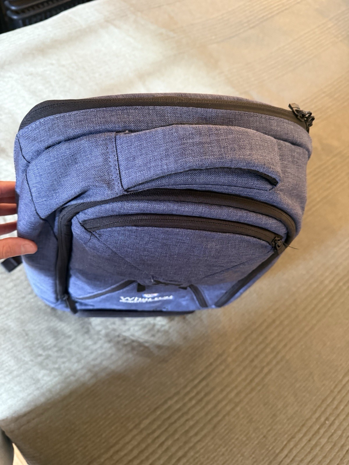 Knack Series 1 Medium Expandable Backpack Blue/Gray – Wharton UPenn – Very Rare