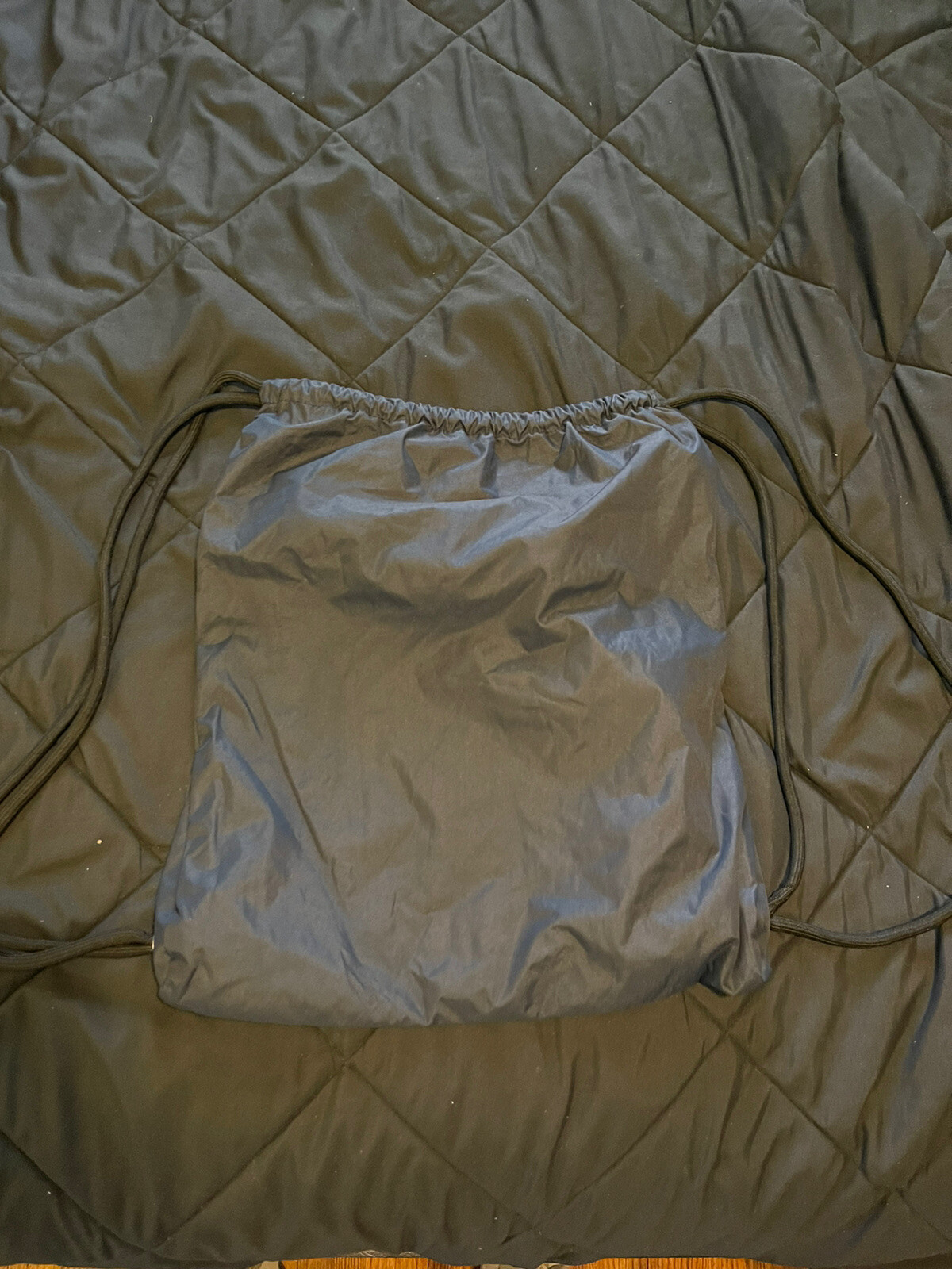 FRA Drawstring bag – Navy / light weight simple 1 pocket / unisex Sports