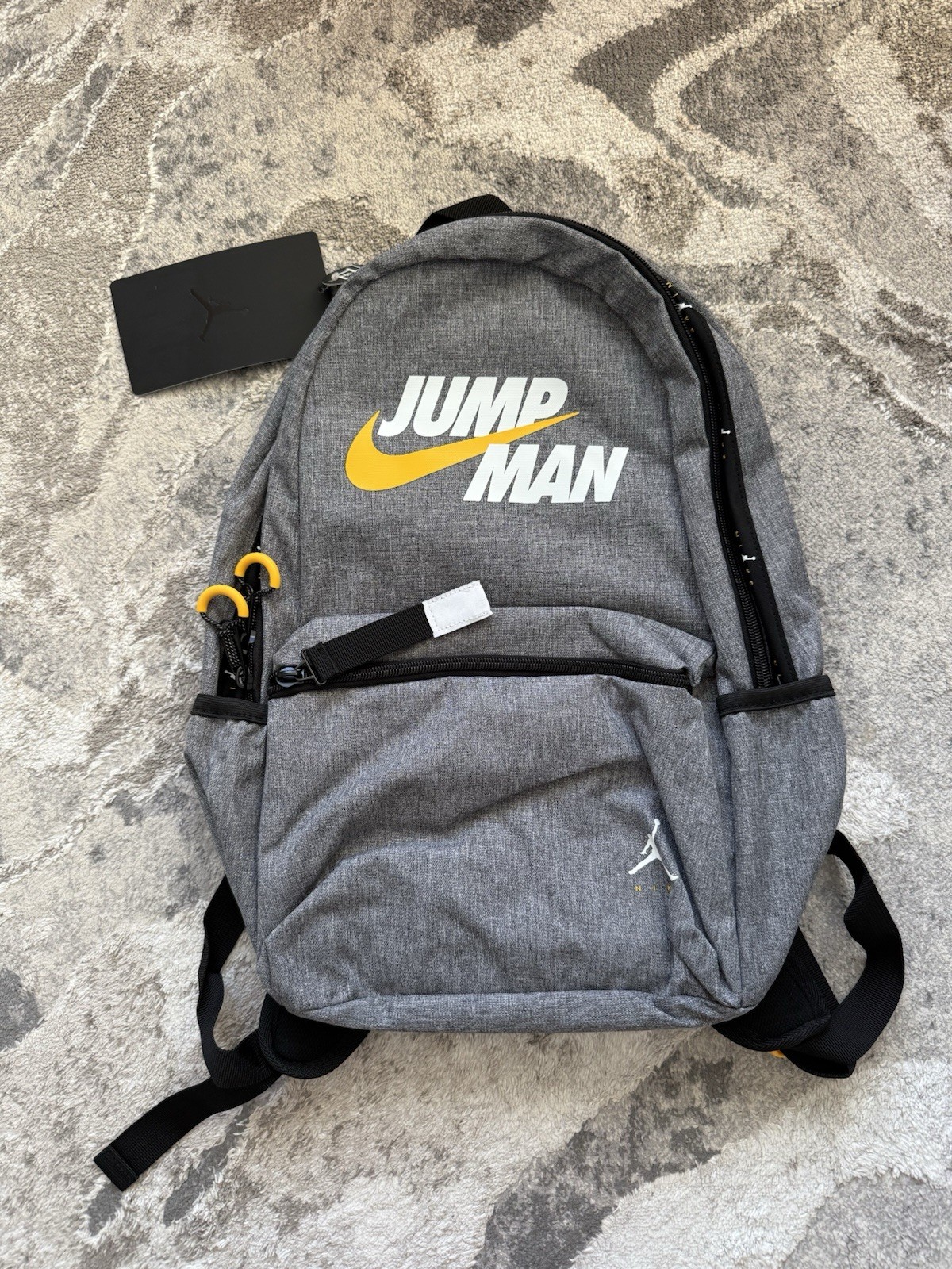 Jordan Boy’s Jumpman Backpack (Big Kids) Carbon Heather Large