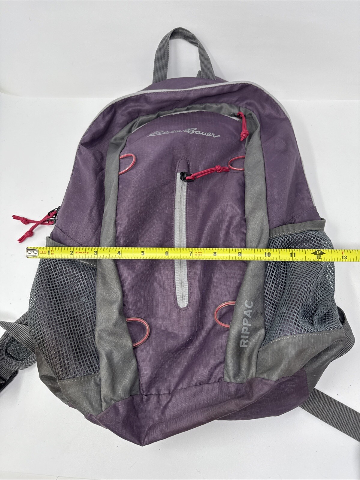 Eddie Bauer Backpack Rippac Daypack Packable Lightweight Purple gray