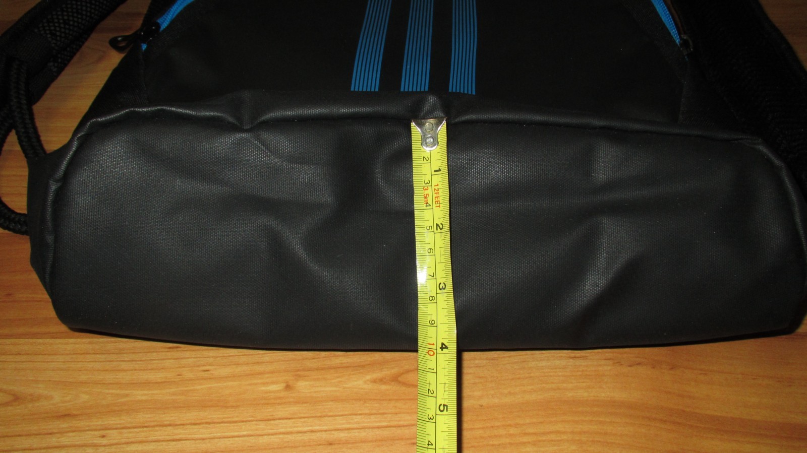 Adidas Ultimate Menace Sackpack Black/Solar Blue, New with Tags