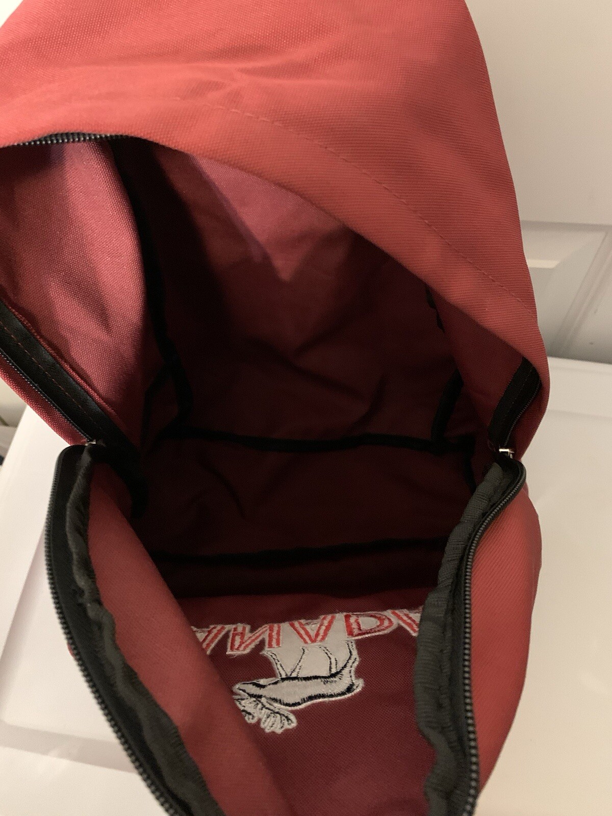 Canada Feather-Weight Red Backpack Water Resistant