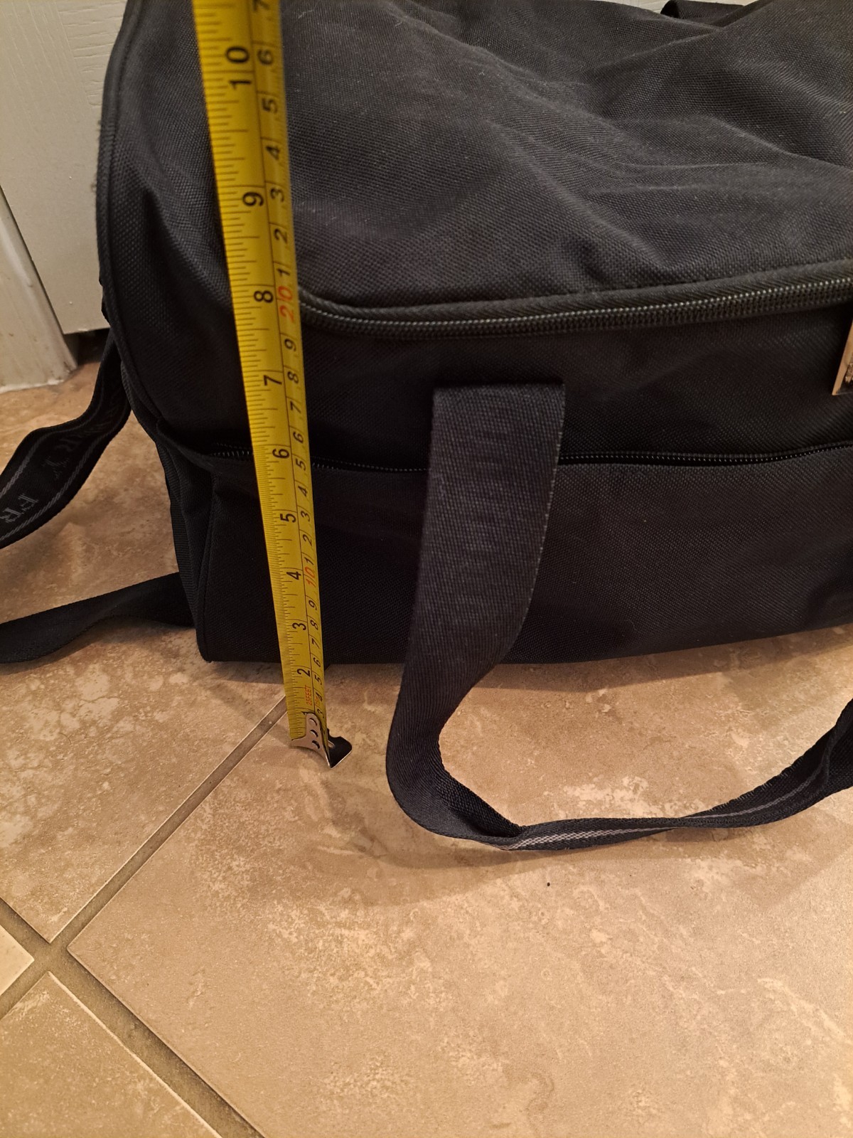 BURBERRY Fragrances Weekender Duffle Bag Black Signature Handles Shoulder Strap