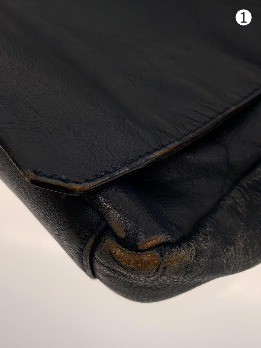 BREE Shoulder Bag Leather Black Solid Color