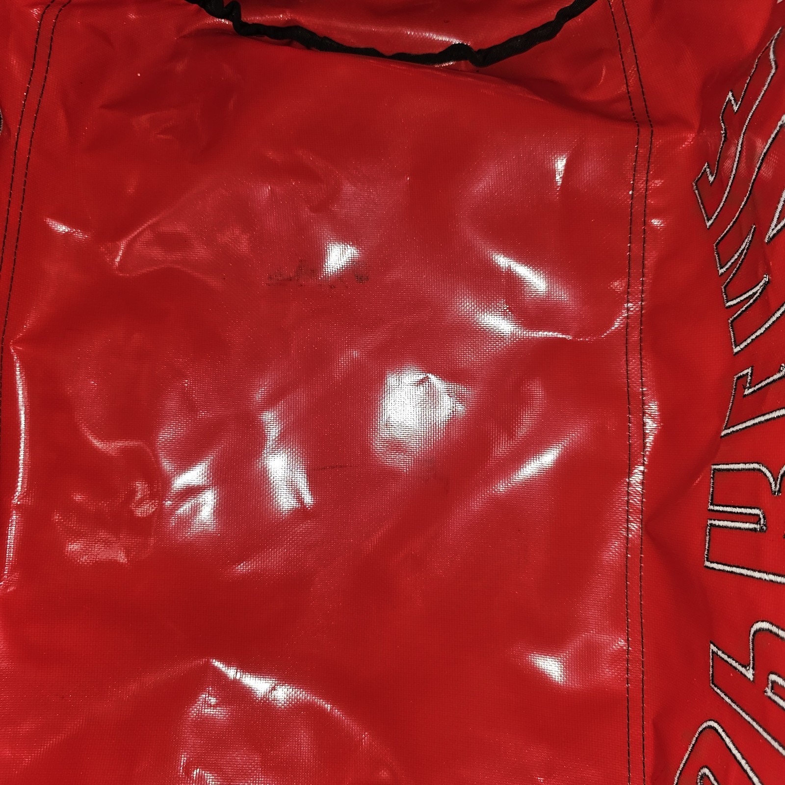 Supreme® The North Face® Arc Logo Base Camp Duffle Bag Red