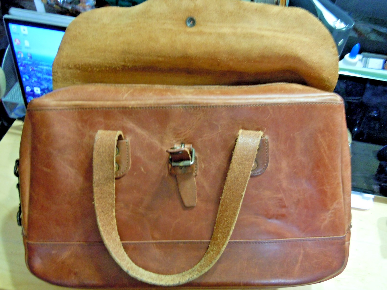 VTG Auth Whipping Post WP Standard Bison Concealed Carry Briefcase USA #2