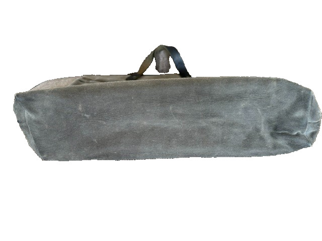 Winter Session Felix Waxed Canvas Tote Gray Leather Trim Made USA Shoulder Bag