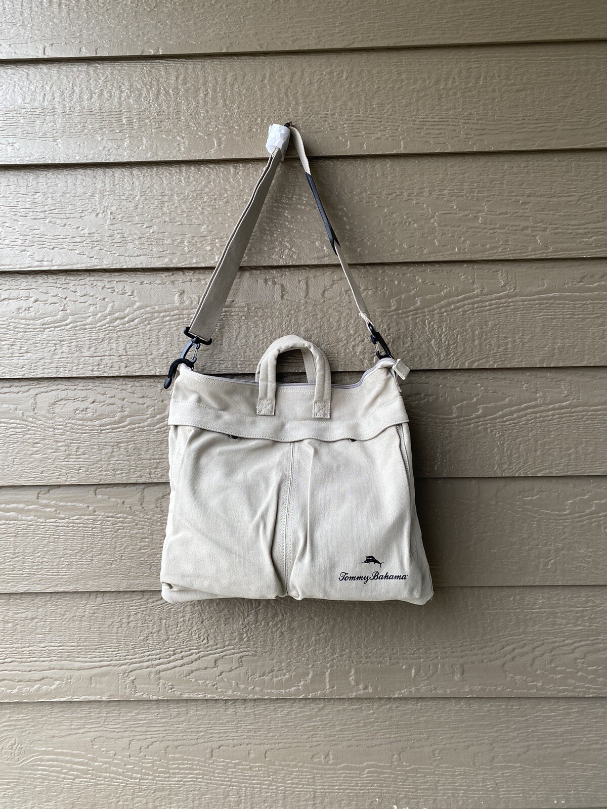 Tommy Bahama fabric( Canvas Cotton) adjustable messenger Men’s bag